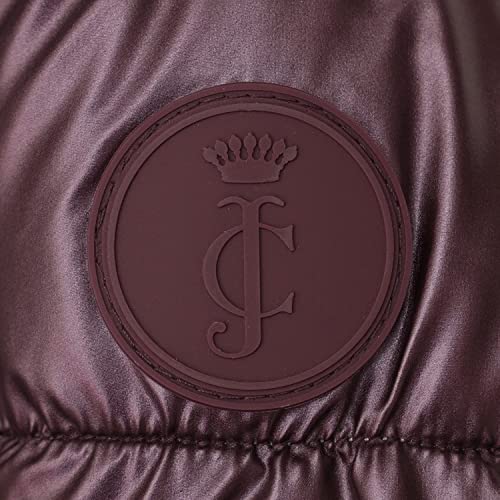 Image of Juicy Couture Girls Coat, Faux Fur Hooded Winter Jacket, Warm Padded Parka Hoodie, Kids Heavyweight Winter Coat
