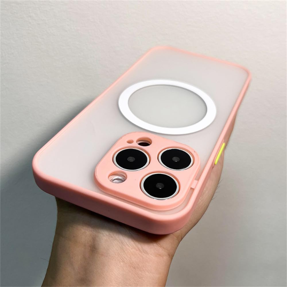 Housse de charge magnétique sans fil iPhone 11 Pro Max rose