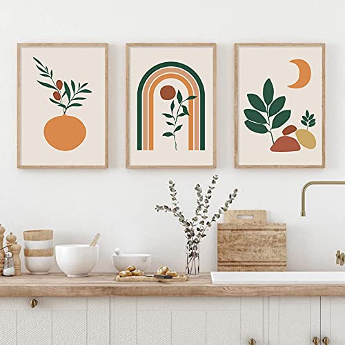 Affiches toile paysage abstrait pour rafraîchir une décoration de salon datée
