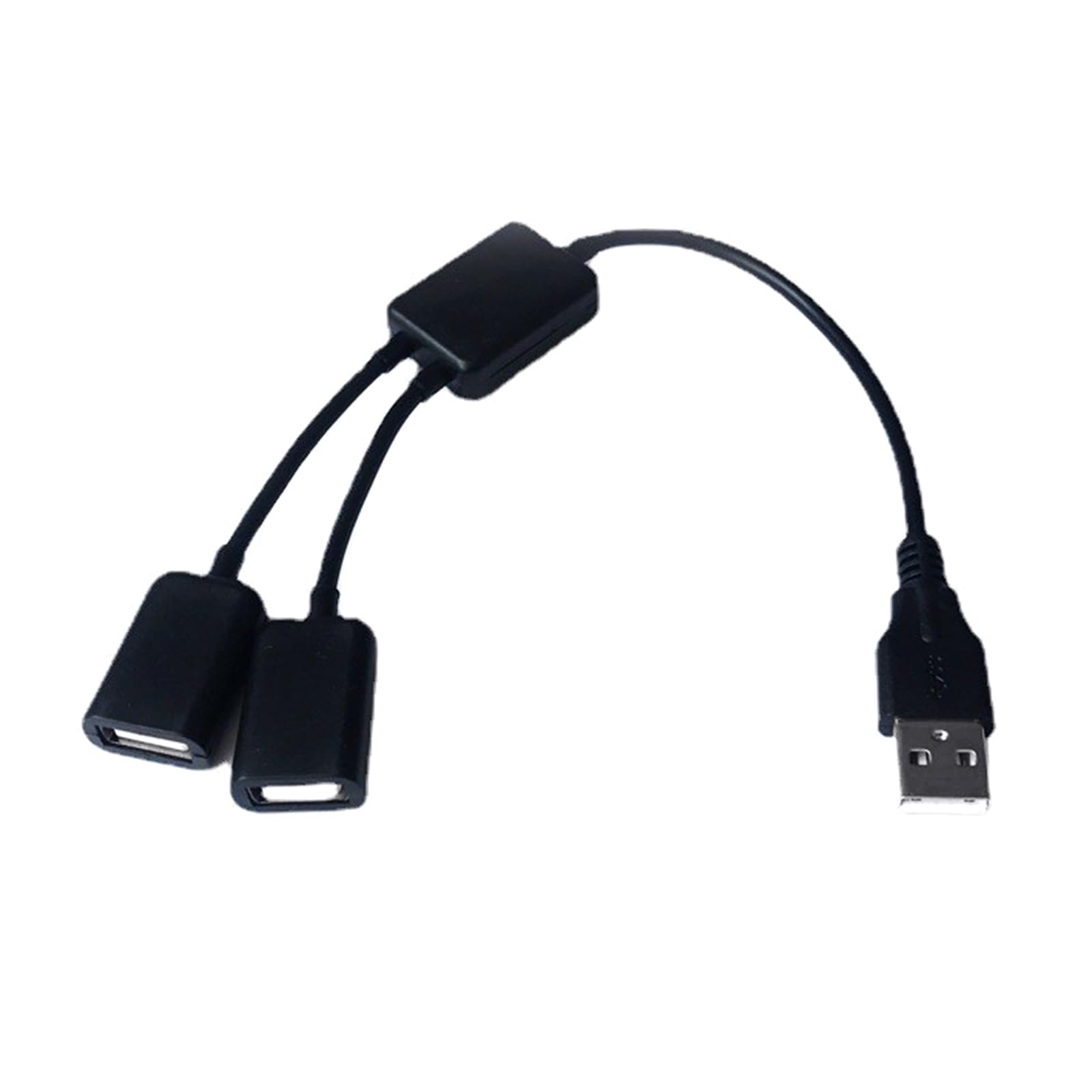 USB Splitter Y Cable 1 Male to 2 Female USB Expander Hub Multi USB Port Extender Data Split