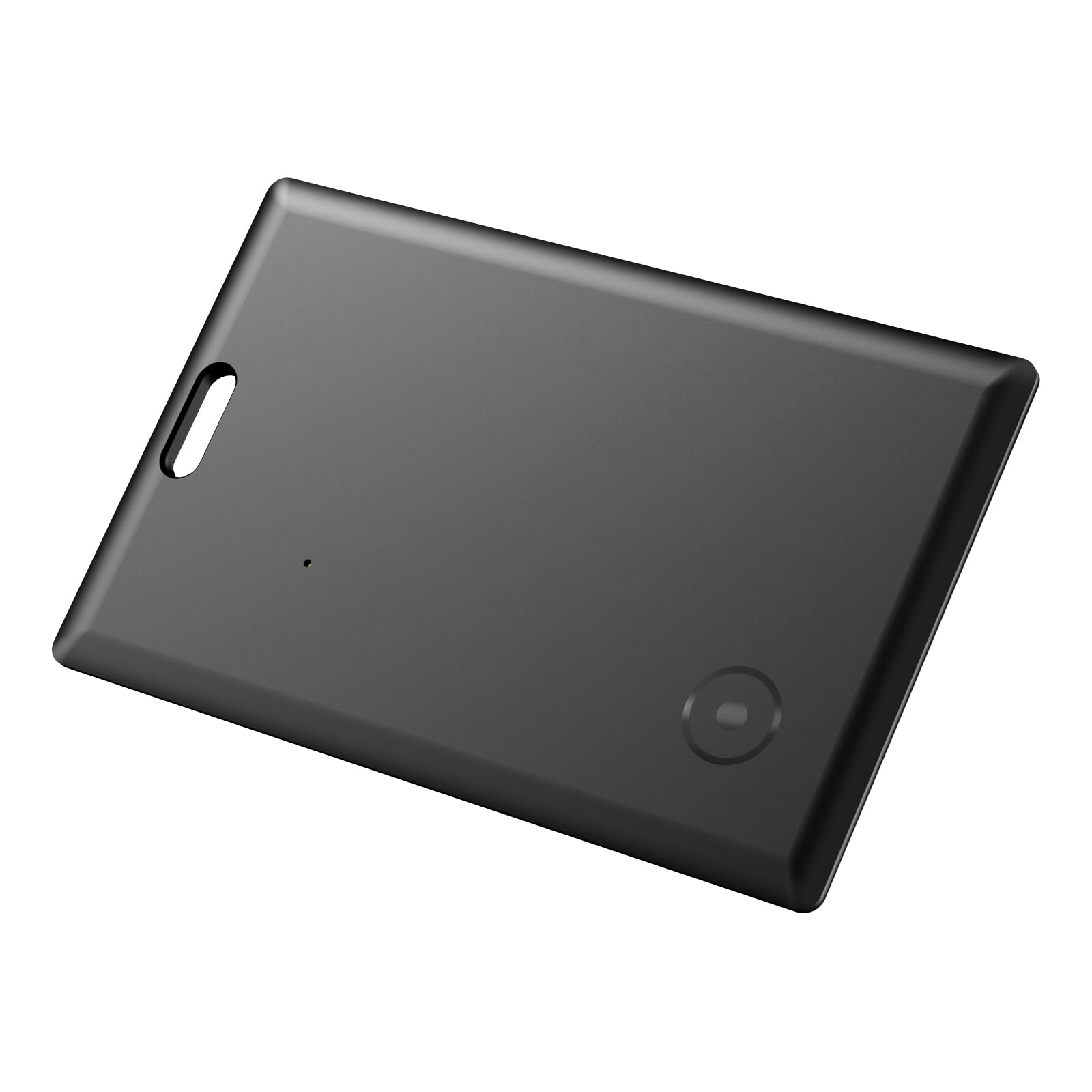 Smart Tracker Card, Global Locator Tracking Device, Works with Apple Find My (iOS Only), Item Finder for Wallet, Keys, Luggage, Bags and More, 1 Pack, Black