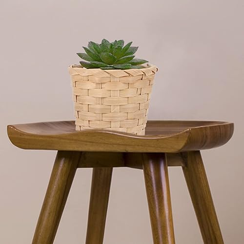 Miniatura 7 de Kichvoe 6 unidades mini cesta tejida en miniatura cesta de flores casa de muñecas cesta de picnic pequeño contenedor de fiesta de casa de campaña,