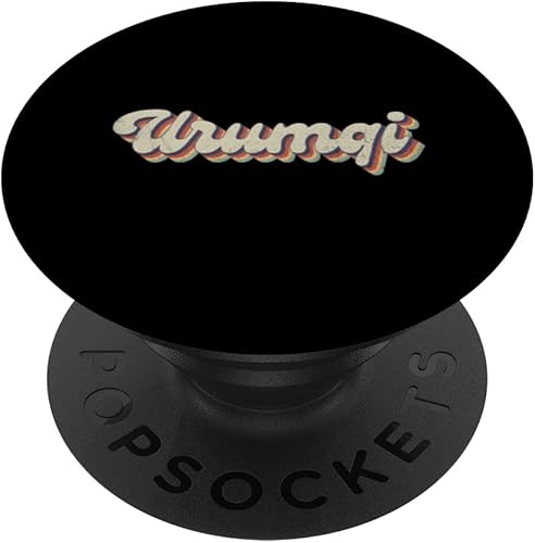 70's 80's Retro City - Vintage Urumqi PopSockets Swappable PopGrip 70's 80's Retro City - Vintage Urumqi PopSockets Swappable PopGrip