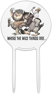 Acrylic Where the Wild Things Are March Cake Topper Party Decoration for Wedding Anniversary Birthday Graduation