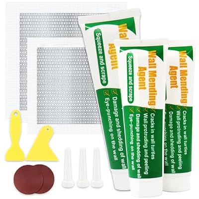 Drywall Repair Kit, Spackle Wall Repair Patch Kit, 6 in,8 in Wall Mending Agent Quick and Wall Surface Hole Fill Quick and Easy Solution