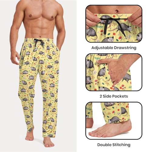 Men's Pajama Pants Lounge Sleep Bottoms Funny PJ Pants Sleepwear for Men4