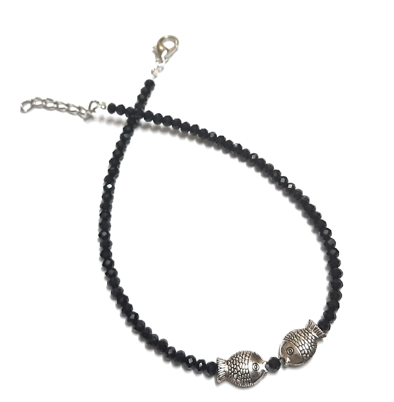 Stylish Nazariya Anklet (Payal) Black Beads (Crystal)|Anklet For Teenager| Girl/Women|Adjustable, Free Size Anklet-20-Black-(2F) (B09SVBHN6N) Amazon Price History, Amazon Price Tracker