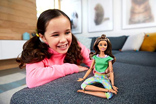 Barbie gxf05,mattel Made to Move Serie Wellness Puppen, Mehrfarbig – Bild 3