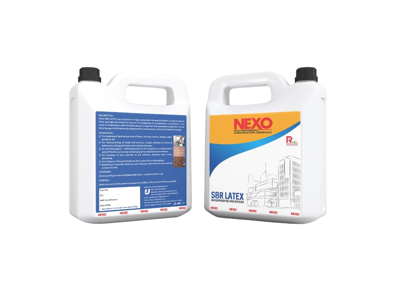 Nexo SBR Latex Super Latex SBR Latex for Waterproofing & Repairs for Roofs, Terraces, Bathrooms, Bonds strongly to concrete, masonry, stonework, plasters (5 kgs) (B0BSQVLLFN) Amazon Price History, Amazon Price Tracker