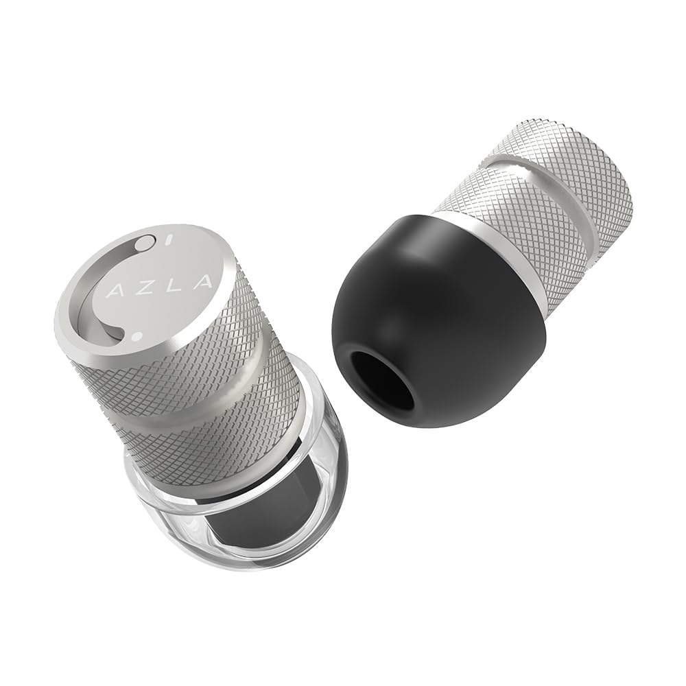 AZLA POM1000 II – Noise Cancelling Ear Plugs for Sleeping, Airplane Travel, Motorcycles, Shooting, Concerts – 35dB Hearing Protection, Adjustable Vent