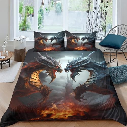 Parure de lit chat 3D effet douce vibrante contre les draps rêches - 2