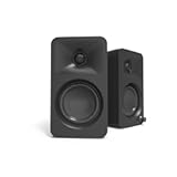 ORAMB 100W Powered Reference Desktop Computer Speakers with Bluetooth 5.0 and USB-C Input | Bi-Amplified | 100 Hz Automatic Crossover | Reference Quality Sound | Pair | Black