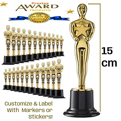 Prextex Trophy Award - Perfect Awards And Trophies For Kids & Adult Award Parties, Small Trophy Cup For Recognition, Ideal Kids Trophy For Competitions And Events #TOP1
