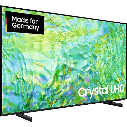 Samsung Crystal UHD CU8079 65 Zoll Fernseher TV 4K (GU-65CU8079, Deutsches Modell), HDR10+, Crystal Prozessor 4K, Motion Xcelerator, Smart TV [2023], Schwarz