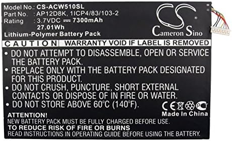 3.7v Compatible with Battery Acer Iconia TAB A3-A11, Iconia Tab P3-171, Iconia Tab W510, Iconia TAB W510 64GB, Iconia Tab W510P, Iconia TAB W511
