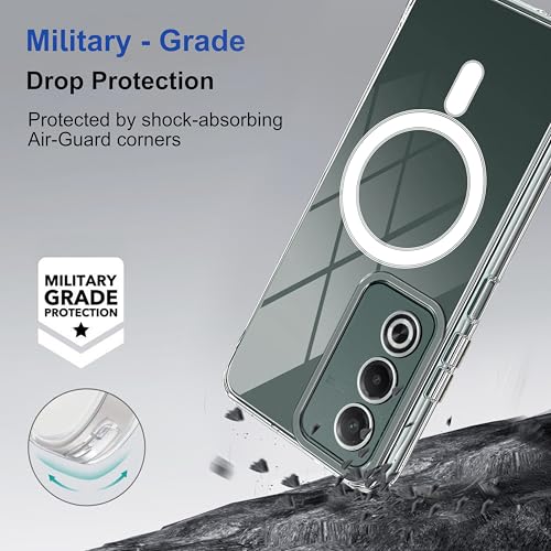 Image of amazon basics Back Case Cover for Oppo A3 Pro 5G | Scratch-Resistant Back Case Cover | Clear