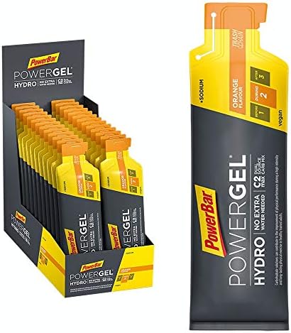 PowerBar PowerGel Hydro Orange 24x67 ml - High Carb Energy Gel + C2MAX