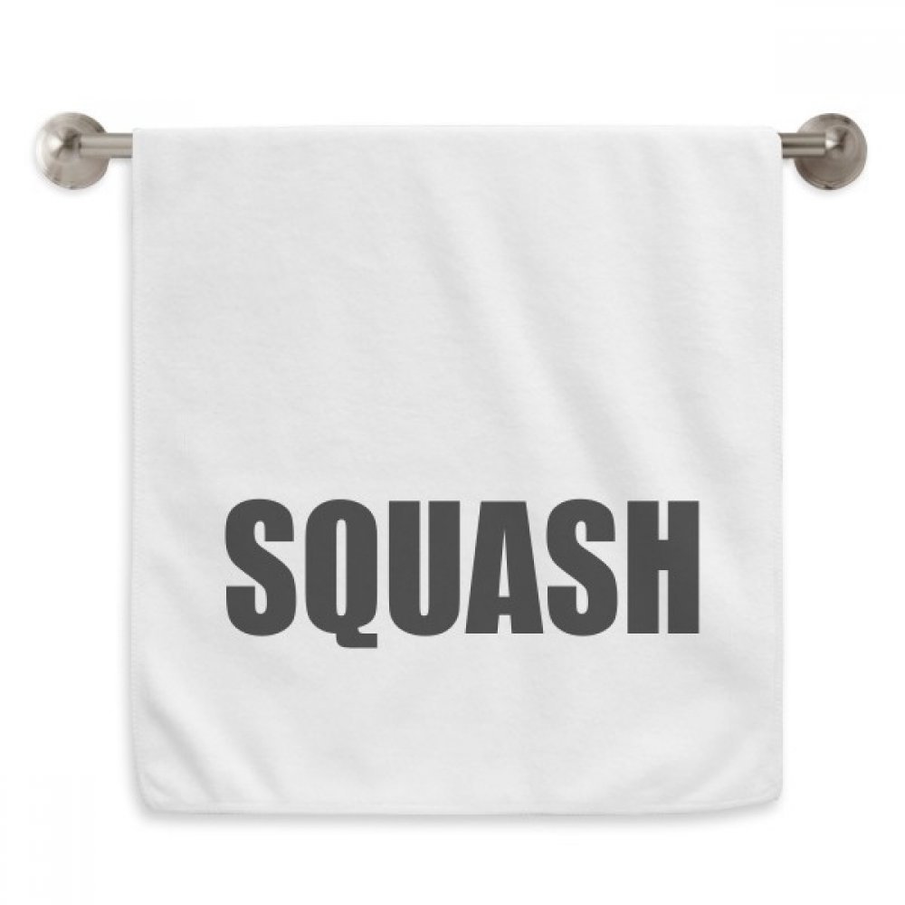 Serviettes débarbouillettes Squash blanches pour un rituel bien-être après le sport