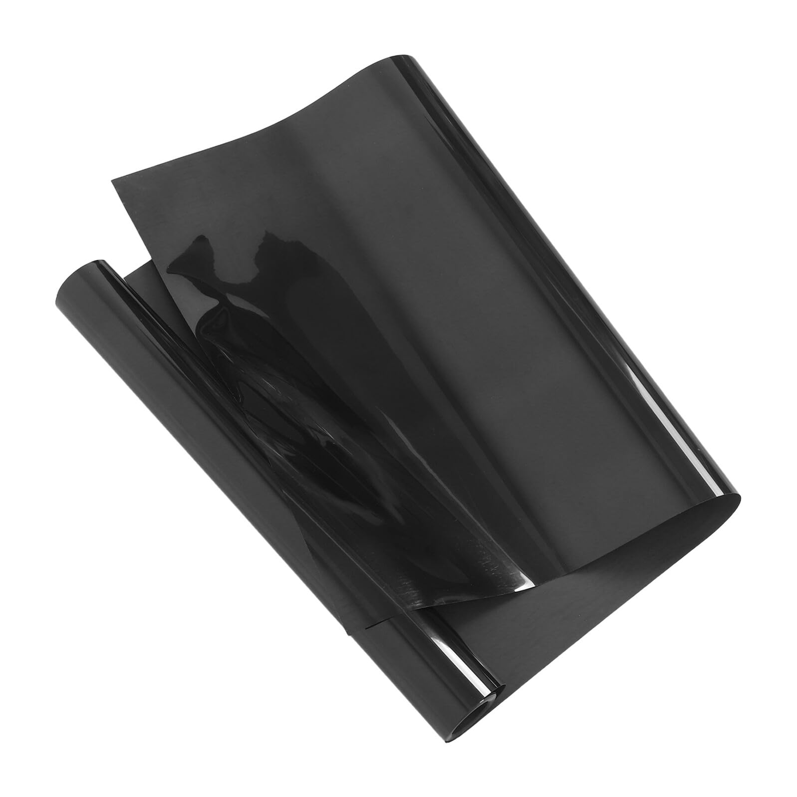Operitacx Rotolo Forte Adesione e Compatibilità Ampia di Vinile Termoadesivo Htv in Pet+pu Nero Opaco for Progetti di Trasferimento su T-shirt e Felpe