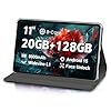 Tablet Android de 11 pulgadas, 18 GB de RAM 128 GB ROM 1 TB de expansión, procesador T606 de 8 núcleos, pantalla táctil FHD de 1200 x 1920, L1 amplio, cámara de 5 MP+8 MP, WiFi5, BT5.0, batería de