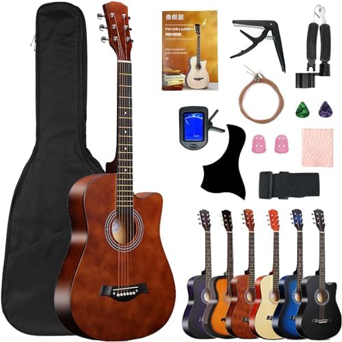 Amazon.co.jp Acoustic Guitar, Beginners Set, Beginner Practice Guitar