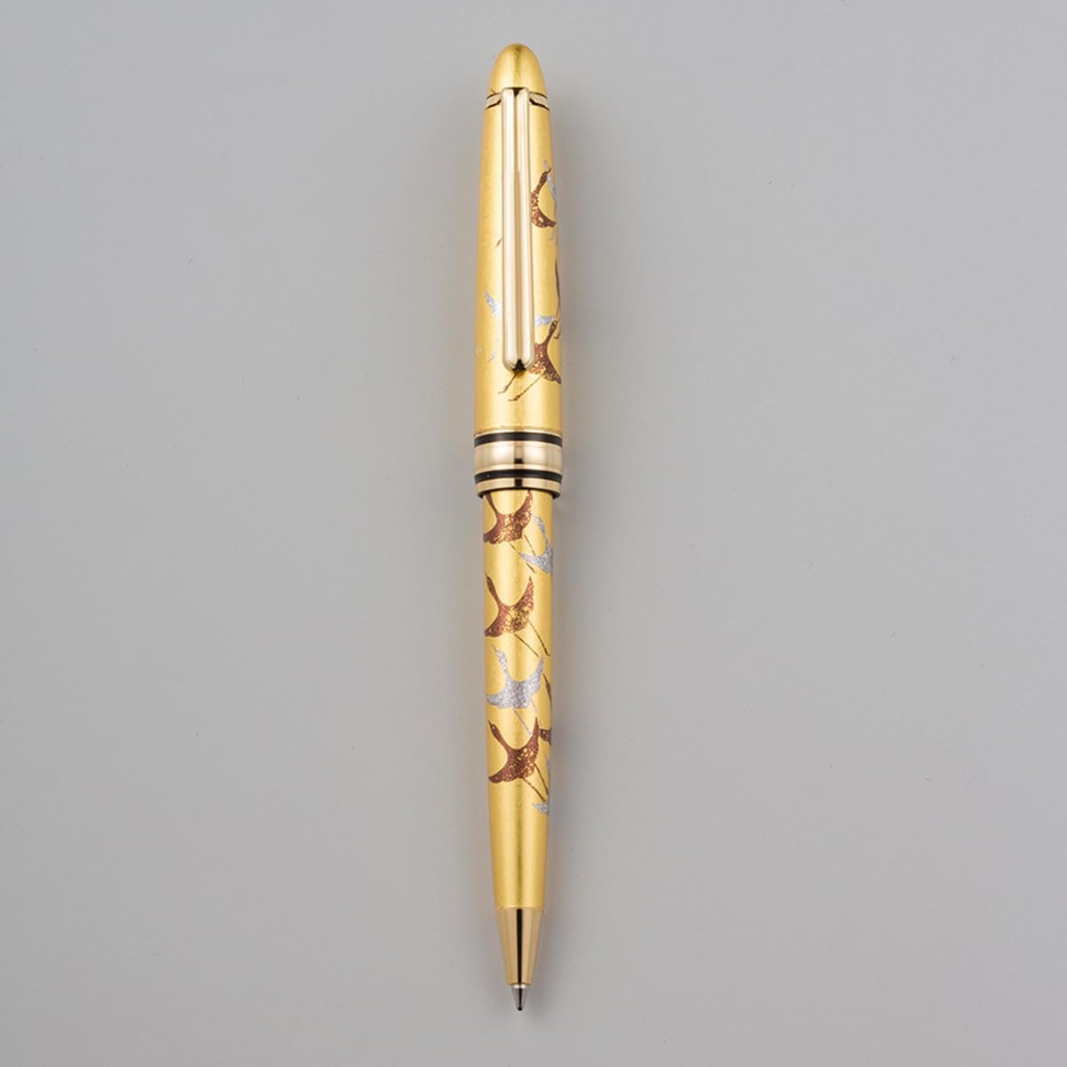 Haikuchi (箔一) Maki-e Ballpoint Pen [One Thousand Cranes (gold)]