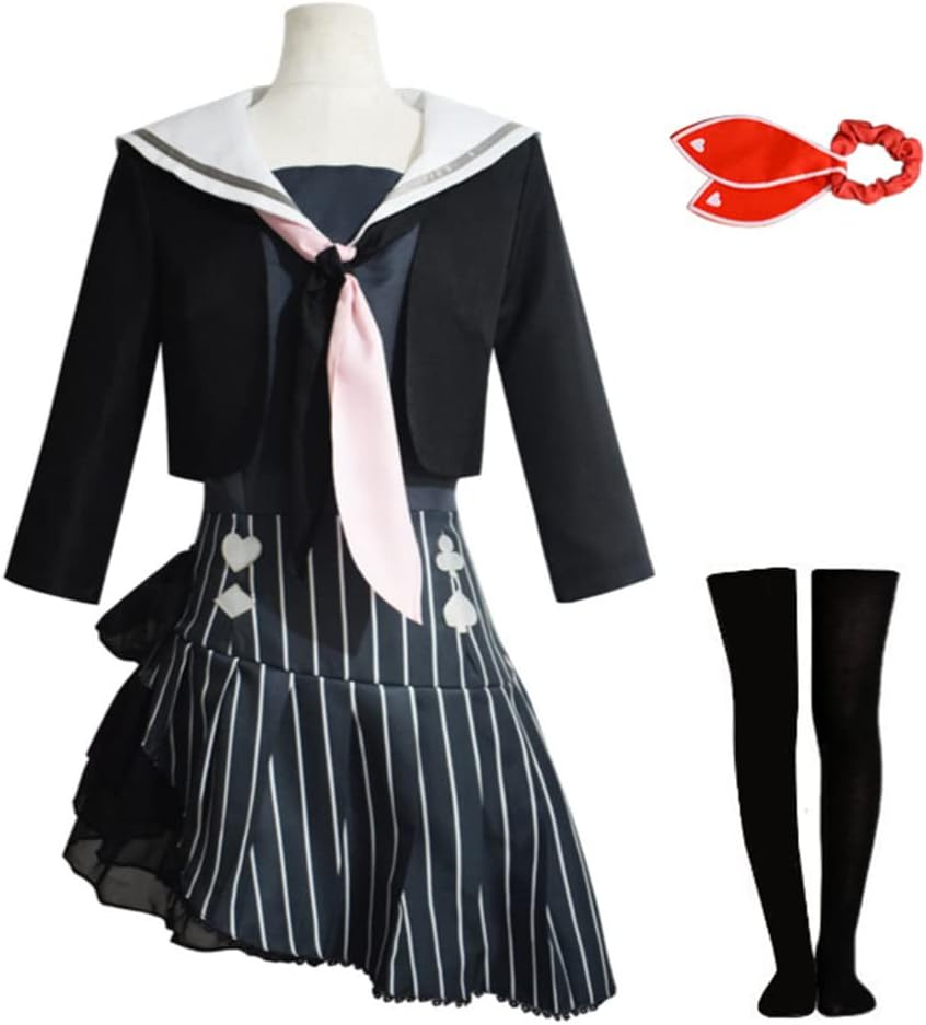 FPINGGame Project Sekai Cosplay Costume Asahina Mafuyu Uniform Anime Mafuyu Mizuki JK Sailor Dress Halloween Outfits Gothic