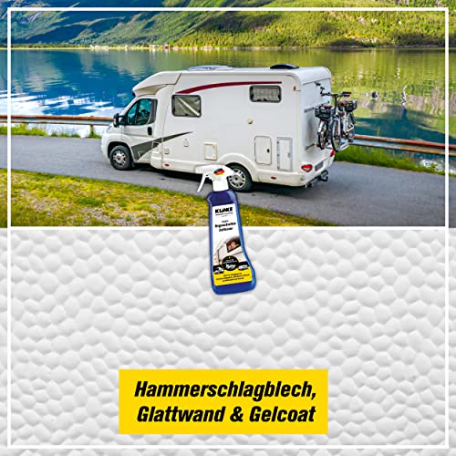 Poliboy Klinke Regenstreifen Entferner für Wohnmobile & Caravan - entfernt Regenstreifen, Öl, Fett, Teer, Straßen-& Umweltschmutz - 500ml - Made in Germany