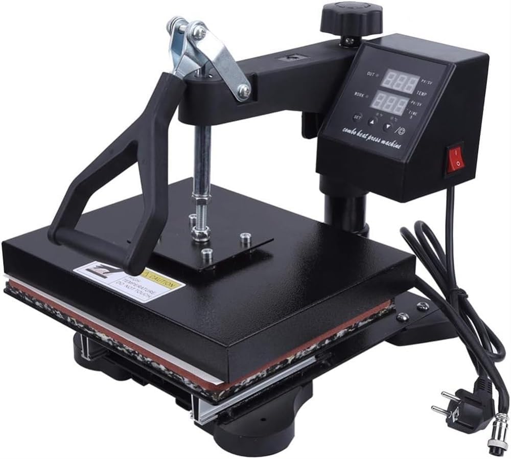 Pressa A Caldo, Macchina Per Pressa A Caldo, Set Per Pressa A Caldo Per Stampante A Trasferimento Termico Per Magliette, Macchina Per Pressa A Caldo Manuale Digitale A Doppio Display Per Magliette