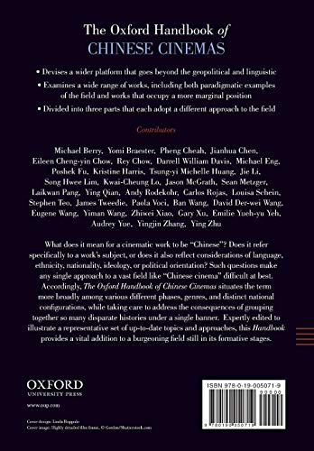 Oxford Handbook of Chinese Cinemas