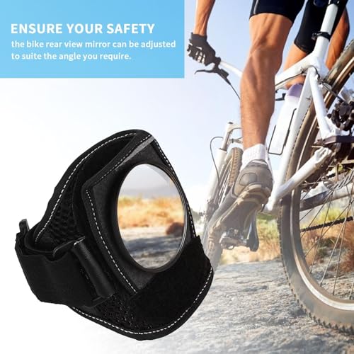 Espejo retrovisor de ciclismo de muñeca ajustable con visión amplia 2