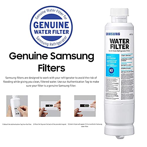 2 Pack Samsung Da29-00020B Haf-Cin/Exp Refrigerator Water Filter (2 Items) #TOP2