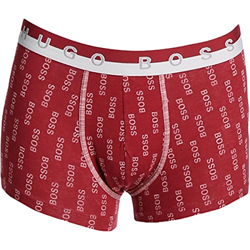 BOSS Hugo Men's Logo Overprint Cotton Stretch Trunk