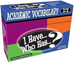 I Have...Who Has...? Academic Vocabulary Grades 4-5 - coolthings.us