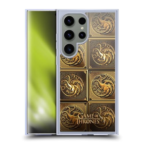 Coque Targaryen Or pour S24 Ultra, Protection Élégante Compatible MagSafe