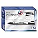 BIC Intensity Advanced Dry Erase Marker, Tank Style, Chisel Tip, Black, 24-Count (packaging may vary)