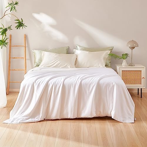 THXSILK 100% Mulberry Silk Filled Duvet Insert Comforter, Grade 6...