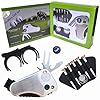 Golfer’s Best Golf Gift Set: Tool – Stroke Counter, Divot Tool Repair, Brush, Ball Marker, Cleat Tightener, Club Groove Cleaner Belt Tee Holder Tees Belt Ball Holder – Gift Idea For Men Women