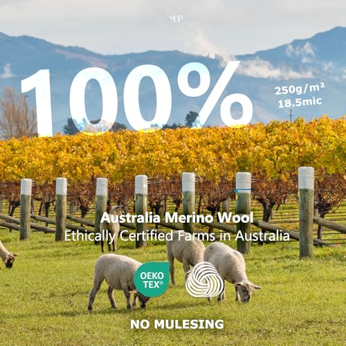 Merino Protect 100% Merino Wool Base Layer Womens Set Thermals Odor Resistance Underwear For Cold Weather2