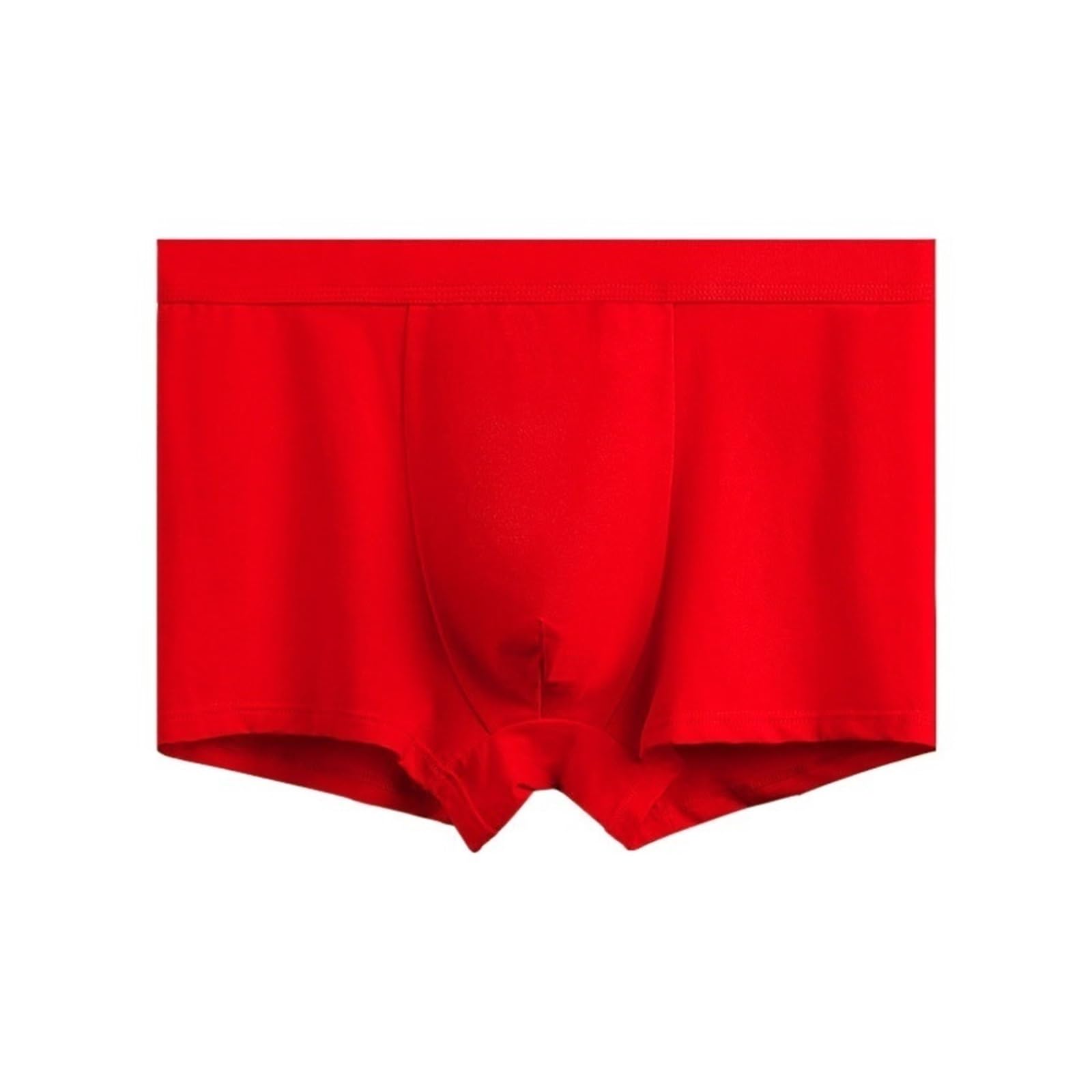 Sous-vêtements rouges en coton pur anti-irritation taille moyenne 3XL pour l'hiver frileux