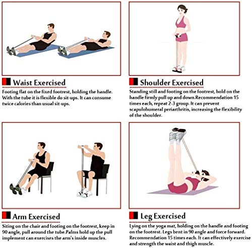 Elastici Fitness Fasce Elastiche 4 Tirare Corde