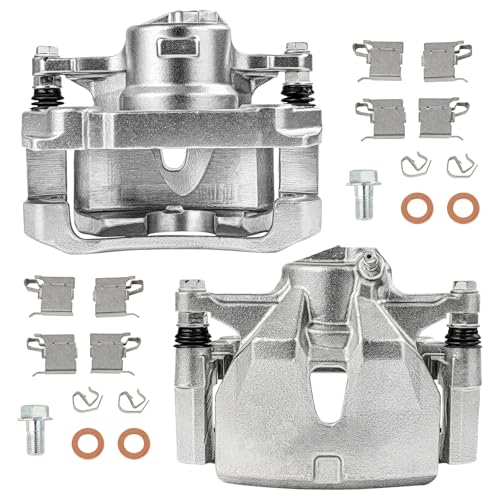 Image of SCITOO 19B3219 19B3218 Front Left & Right Disc Brake Calipers Assembly w /Bracket For Lexus For IS250 2006-2008 2014-2015