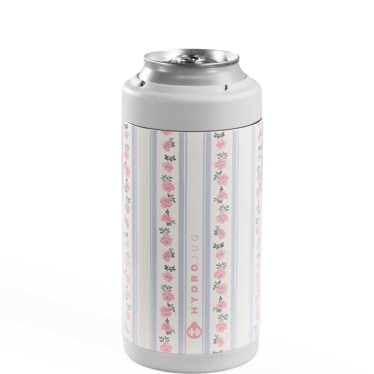 HydroJug Tall Can Cooler 16 oz, Stainless Steel Can Holder, Primrose