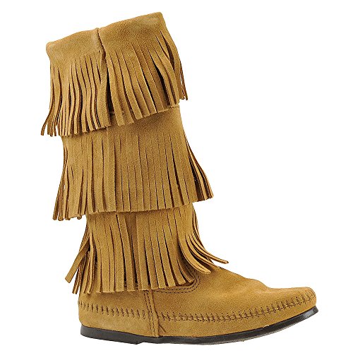 Minnetonka Womens 3-Layer Fringe Boot product thumbnail 12