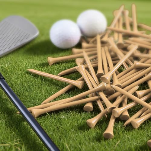 FINGER TEN Golf Tees Wood Bulk (Natural, 1000 Count(2 3/4 Inch)) by FINGER TEN - Image 7