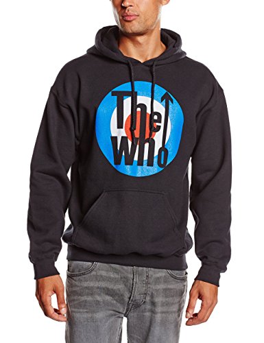 The Who Men's Target Classic Sweatshirt, Black, Medium