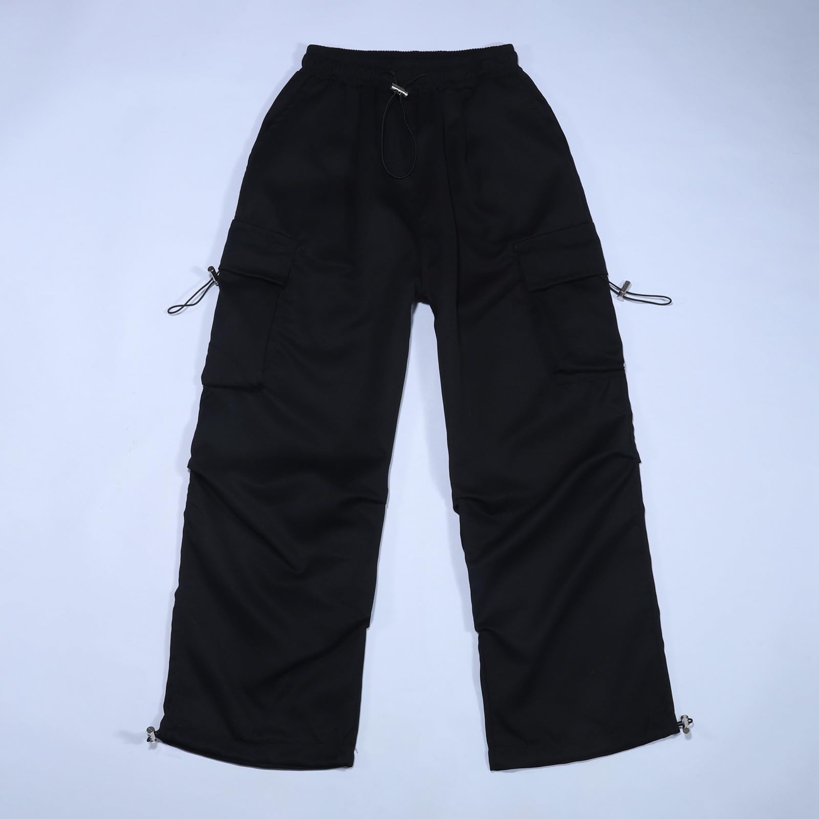 Pantaloni da Jogging per Bambine Hip Hop per Adolescenti Pantaloni da Street Dance Pantalone Tuta Ragazze Pantalone Casual Joggers Casual con Vita Alta Y2K Streetwear a Gamba Larga