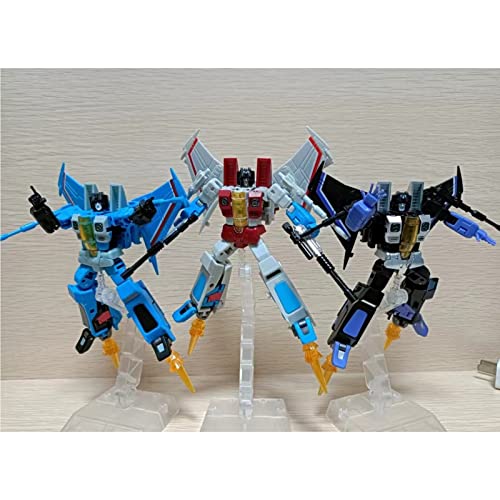 Tangmuer Transformer Toys G1 Animation F15 Thundercracker Starscream Skywarp Action Figure Fighter Set Model Ko Version Lqippoe #TOP4