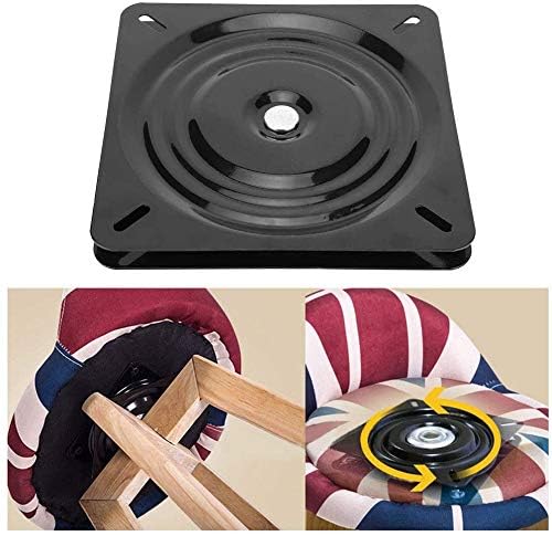 Dometool Plaque Pivotante 360° Pour Tabouret De Bar - Support 180kg, Acier Robuste