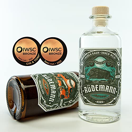 Rüdemann Gin Set | Wacholder der Urvater des Gin 500 ml + 4 x Oh Deer Botanical Tonic à 200 ml | Deutsches Produkt nach… – Bild 7